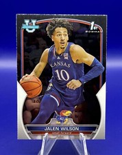 2022-23 Bowman University Chrome JALEN WILSON 1st Bowman #67 Kansas / Nets