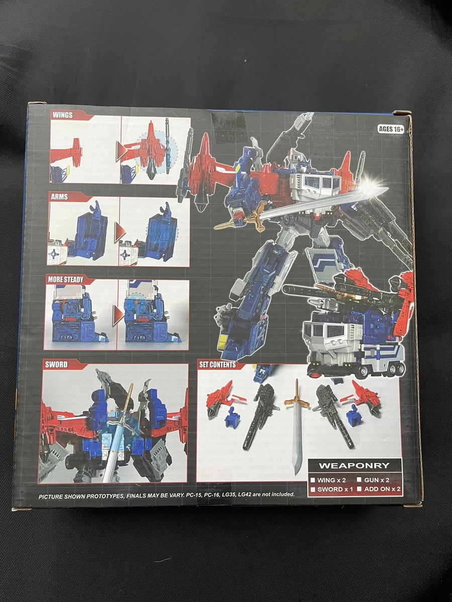 Transformers Perfect Effect Combiner PC-18 Upgrade GOD JINRAI Legend LG MISB