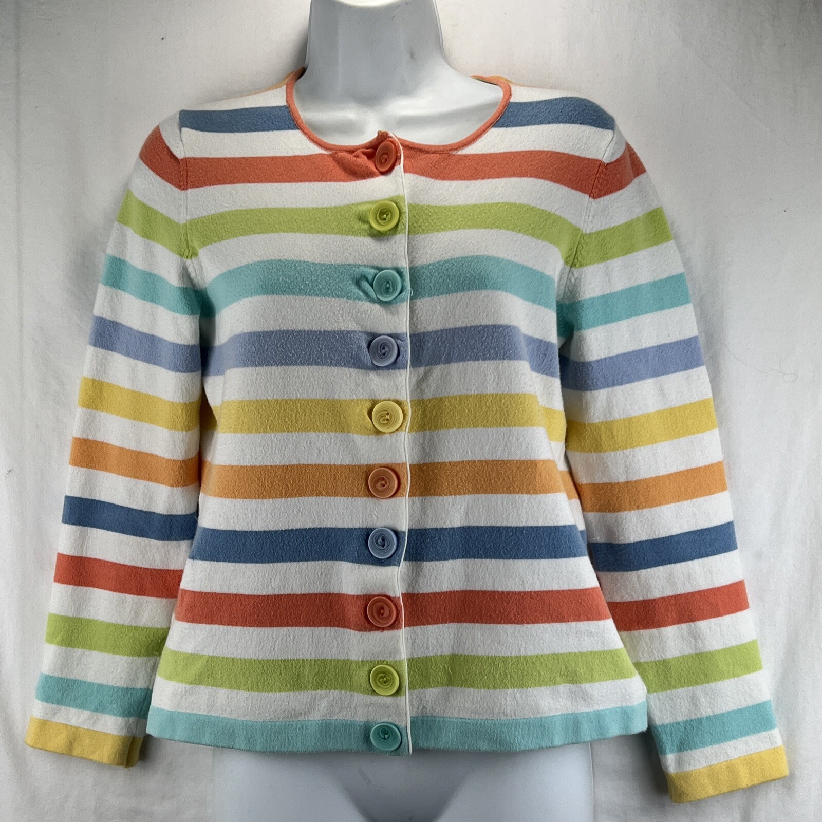 Orvis Cardigan Womens Small White with 