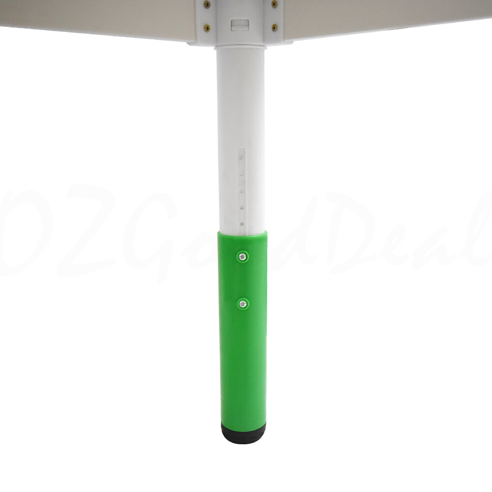 Kids Children 120x60cm Green Adjustable Drawing Whiteboard Table 4 Mixed Chairs — image 5
