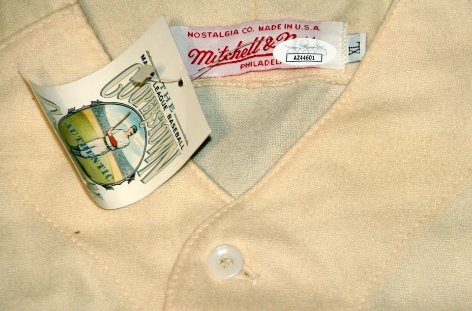 Duke Snider Autographed Authentic Mitchell & Ness Brooklyn Dodgers Jersey JSA - Image 3 of 4