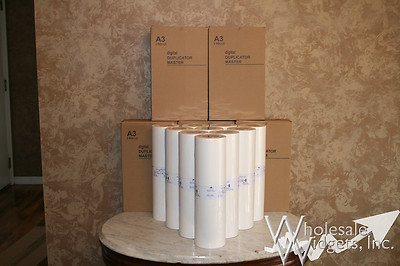 10 Master Rolls Compatible With Riso S-8131 Risograph S-4363 S4363 S8131 A3