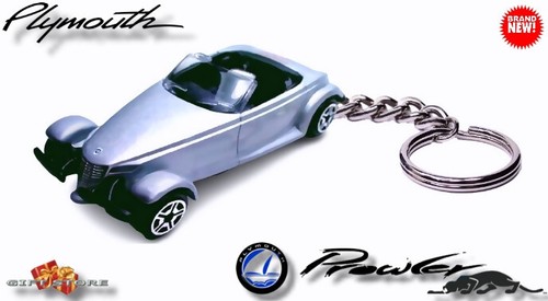 🎁🎄 🎅🚦🆕 RARE KEYCHAIN SILVER PLYMOUTH PROWLER CUSTOM Ltd Ed.💕GREAT GIFT💕🎁 - Picture 4 of 15