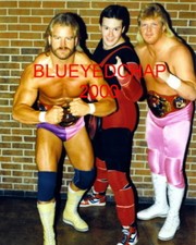 STAN LANE-JIM CORNETTE & BOBBY EATON WRESTLER  8 X 10 WRESTLING PHOTO NWA