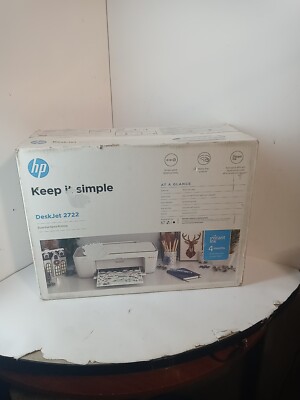 HP DeskJet 2722 All-in-One Wireless Printer New