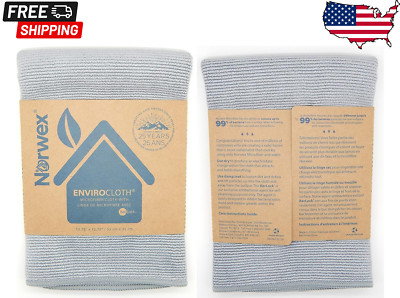 Norwex Enviro Cloth Graphite 13.78''L x 13.78''W Fast Shipping NEXT DAY
