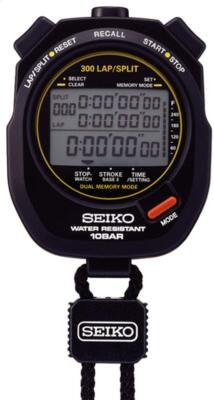 SEIKO Stopwatch SVAS009 Swimming Master Sports 300 Lap / Split Memory NEW