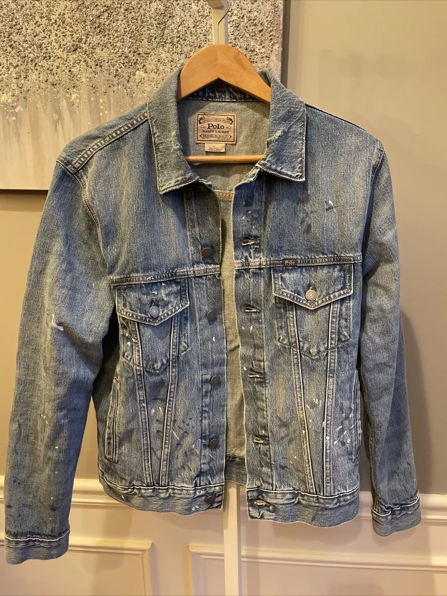 Polo with denim jacket discount