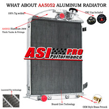 4rows Aluminum Radiator For 1930-1931 Ford Model A Ford V8 Conversion. 4rows Aluminum Radiator For 1930-1931 Ford Model A Ford V8 Conversion.