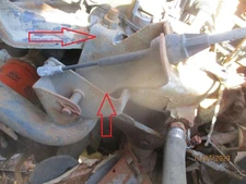 71 72 VEGA ACCELERATOR CABLE BRACKET 1 BARREL CHEVROLET