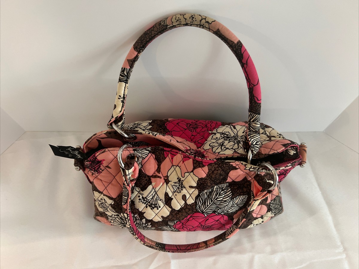 Vera Bradley Mocha Rouge purse/bag. Includes One Strap Accessory