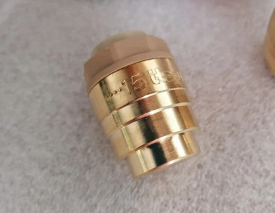 10 Stück ITAP-FIT Messing-Steckverbinder Endstück für Cu-Rohr DVGW 15 mm