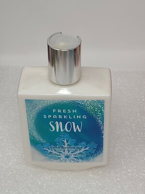 BATH BODY WORKS FRESH SPARKLING SNOW BODY LOTION CREAM SHEA BUTTER 10 OZ 
