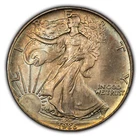 1986 1 oz Silver American Eagle - Neon Rainbow Toning - BU - SKU-E2941
