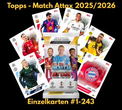 Topps Match Attax 25/26 -- #1-243 -- UEFA Champions League TC -- 2025/2026 - UCC