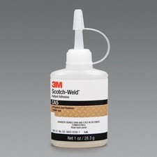 3M Scotch-Weld Instant Adhesive CA5, Clear, 1 fl oz