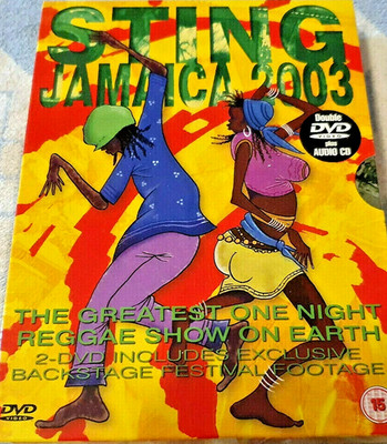 Sting Jamaica 2003 Reggae Festival  2 DVD & CD,  3 Disc Set mit Gentleman u.a.