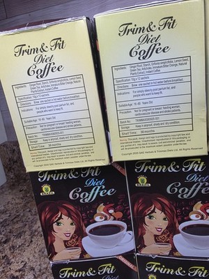 Trim And Fit Diet Coffee, WeightLoss Fat Burner 10g×12 In A Pack.Best B4 12/2030