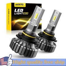 2x H7 CSP LED Headlight Kit High Low Beam Bulb Super Bright 6500K White 20000LM