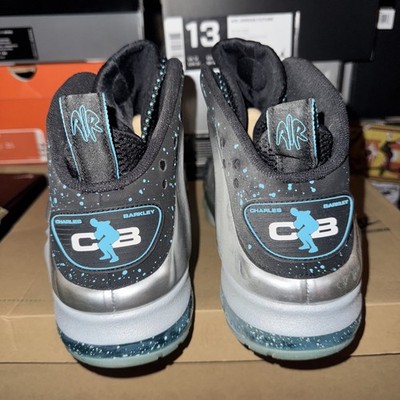 Nike Barkposite Max Area 72 Metallic Silver Black Blue 555097-040 Mens Size 12 25908_00.png.png main image 2