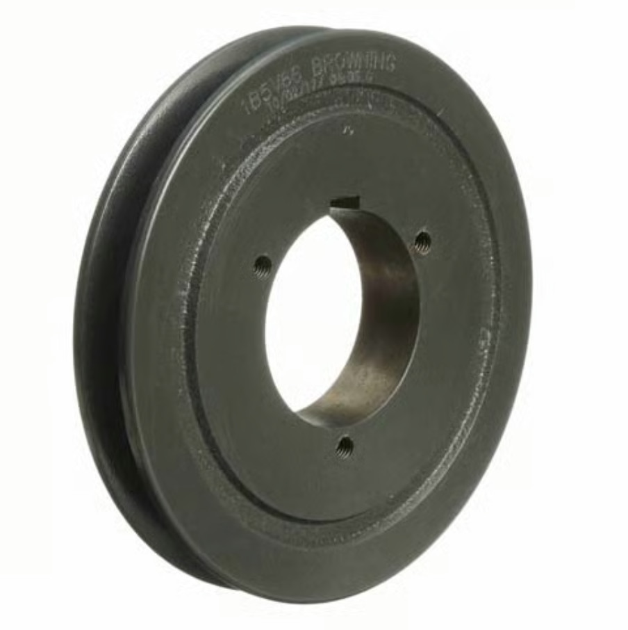 Browning 1B5V66 Split Taper Sheave Cast Iron 1 Groove, A, B, 5V Belt Uses Bushin