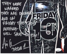 Ari Lehman signed 8x10 Photo Jason Voorhees - Friday the 13th JSA Authentication