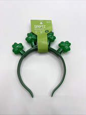 Kids Light up Shamrock Lucky St. Patrick  s Day Headband Boys Girls