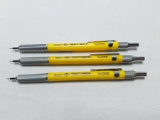 Lot of 3 Alvin Draft Matic DM03 Cushion Drafting Mechanical Pencil 0.3mm Japan