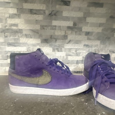 Nike Men s Purple Suede 2008 varsity penguins 