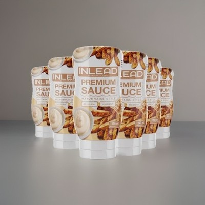 INLEAD Premium Sauce 350 ml | Aioli, BBQ, Curry, Mayo, Garlic, Samurai + weitere