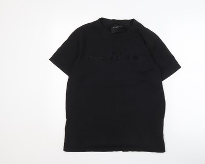 John Richmond Herren T-Shirt schwarz Rundhals Gr. S