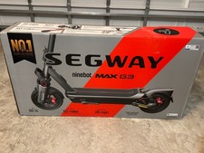 Segway Max G3 Ninebot Electric Scooter 28 mph Speed 50 miles Range. Perfect cond