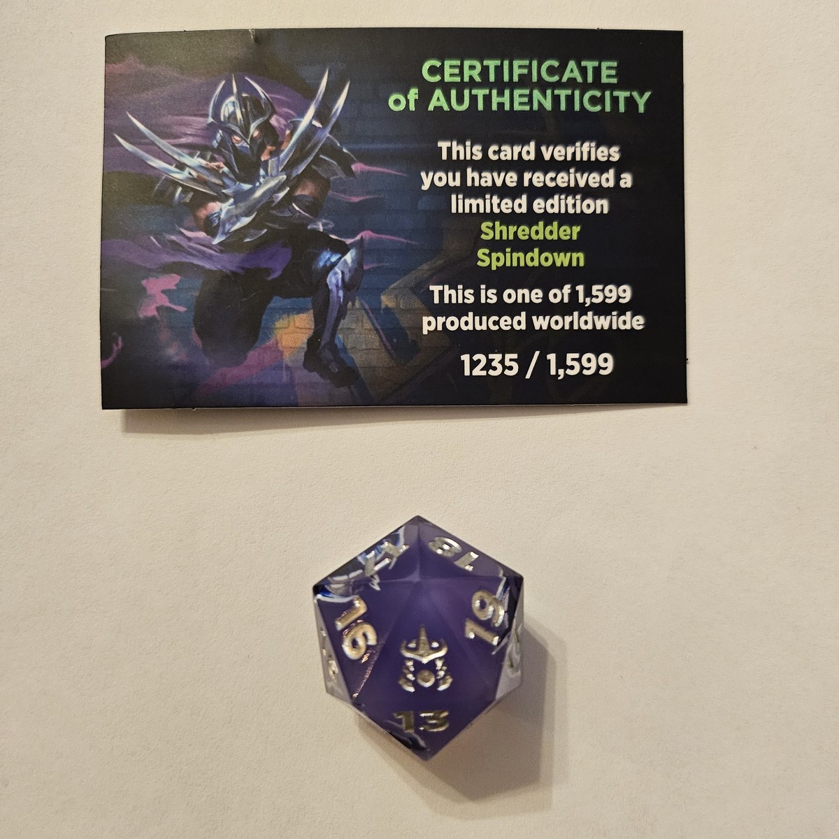 Ninja Turtles Shredder Spindown Legendary Limited Edition - TMNT MTG /1599  | eBay