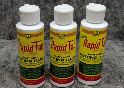  Lot of 3 New RELTON 04Z-NRT Rapid Tap Cutting and Drilling Fluid, 4 oz.