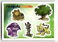 Neopets Various Characters 2008 Stickits Enterplay LLC. S9 Sticker Sheet
