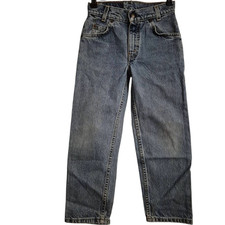 Boys Little Levis Relaxed Fit 550 Faded Denim Jeans Size 7X