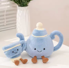 Jellycat Teapot  Teacup Plush Set Replica   Cute Tea Soft Toy Stuffed Gift
