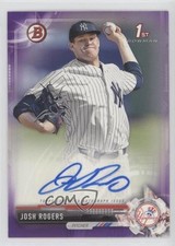 2017 Bowman Retail Prospect Auto Purple 11/250 Josh Rogers #PA-JR Auto 2f9