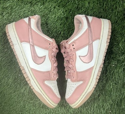 Nike Dunk Low Pink Velvet Sneakers Shoes (DO6485-600) Youth Size 5.5Y Women s 7