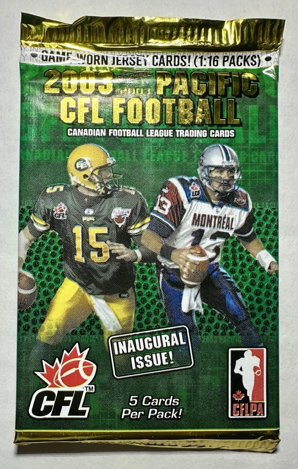 Lot of 15 Packs - 2003 Pacific CFL Football Cards NEW & SEALED - Image 2 of 2