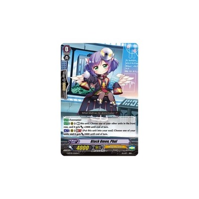 Vanguard TCG Karte G-BT09/051EN C Black Omen, Phul Divine Dragon Caper