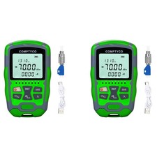 2X -Wiederaufladbarer Tragbarer Glasfaserkabeltester mit RJ45-Netzwerktest 7289