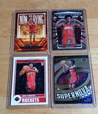 Amen Thompson Rockets LOT 4 ROOKIES/SUPERNOVA RC/My HOUSE/Now Playing/HOLIDAY RC