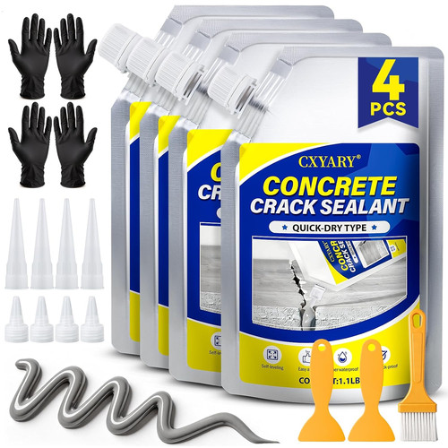Concrete Crack Filler, High Elasticity Self Leveling Cement Magic Crack Filler f