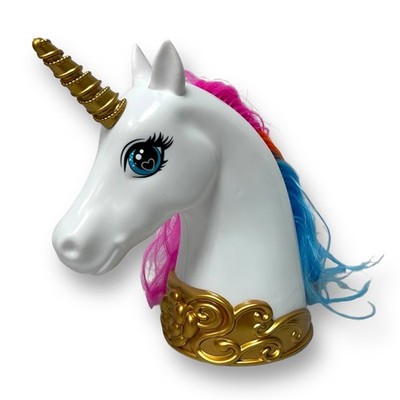 Barbie Dreamtopia Makeover Rainbow Hair Styling Unicorn Head
