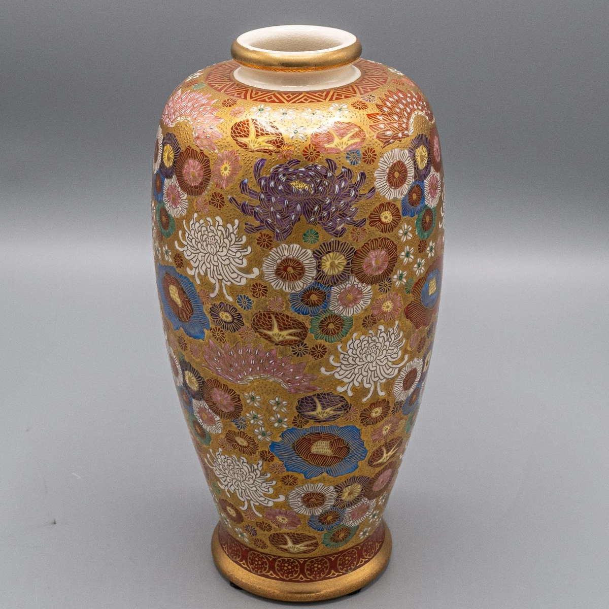 ✫日本の陶器 花瓶 ✫ 陶瓷多色后1940 年日本花瓶| eBay