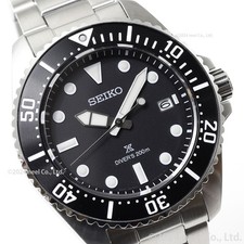 Seiko Prospex SBDJ063 Diver Scuba Solar Watch Men's Wristwatch Black Dial w/Box