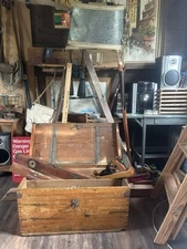 1800s 26” Stanley Rule 8 Level Co New Britain Conn USA ANTIQUE Brass&Wood NICE!!