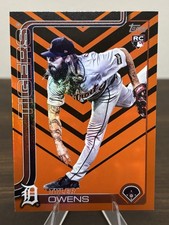 2025 Topps Update Holiday #US247 Tyler Owens TIGERS RC