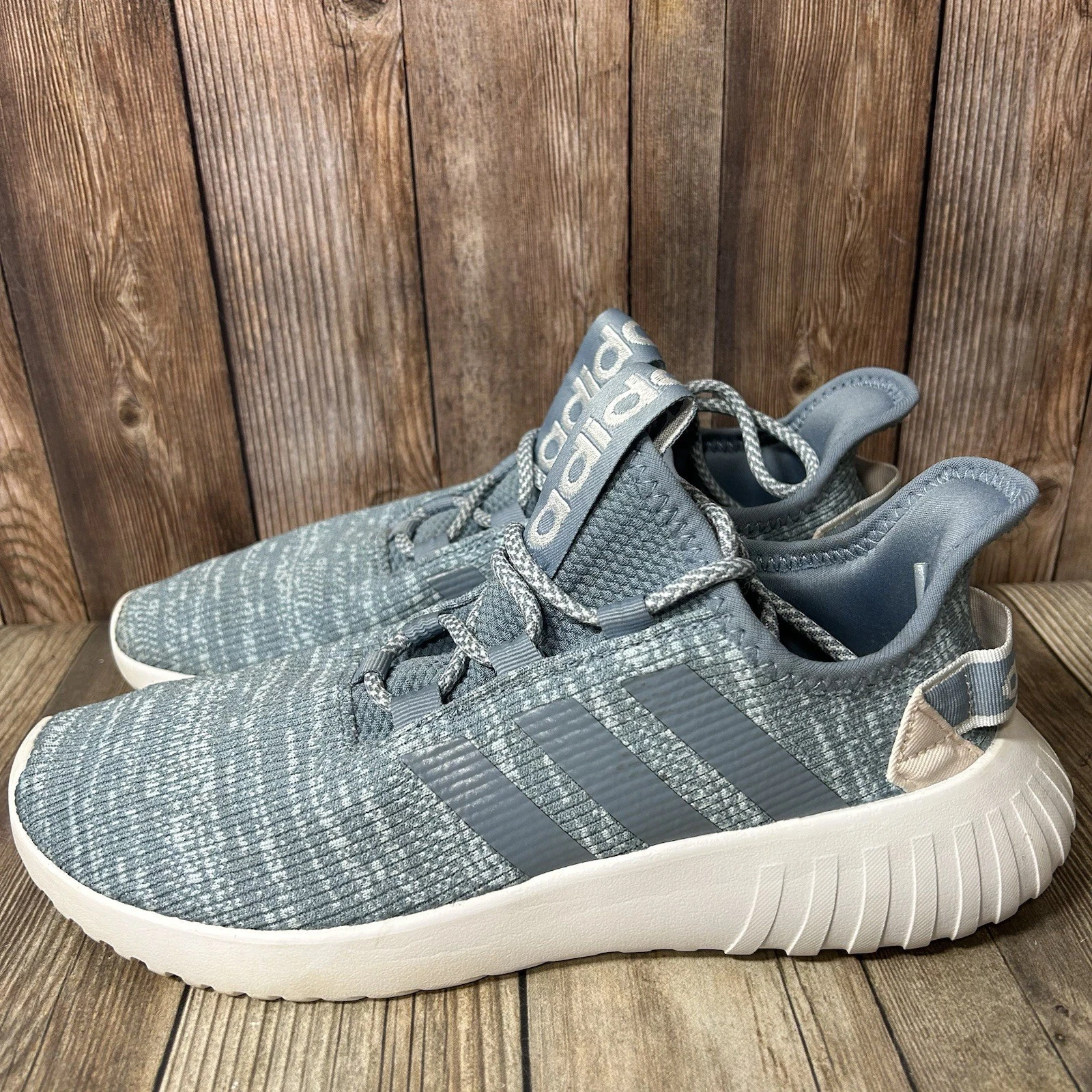 Scarpe da corsa Adidas Cloudfoam Kapitir X donna taglia 8 sneakers blu bianco